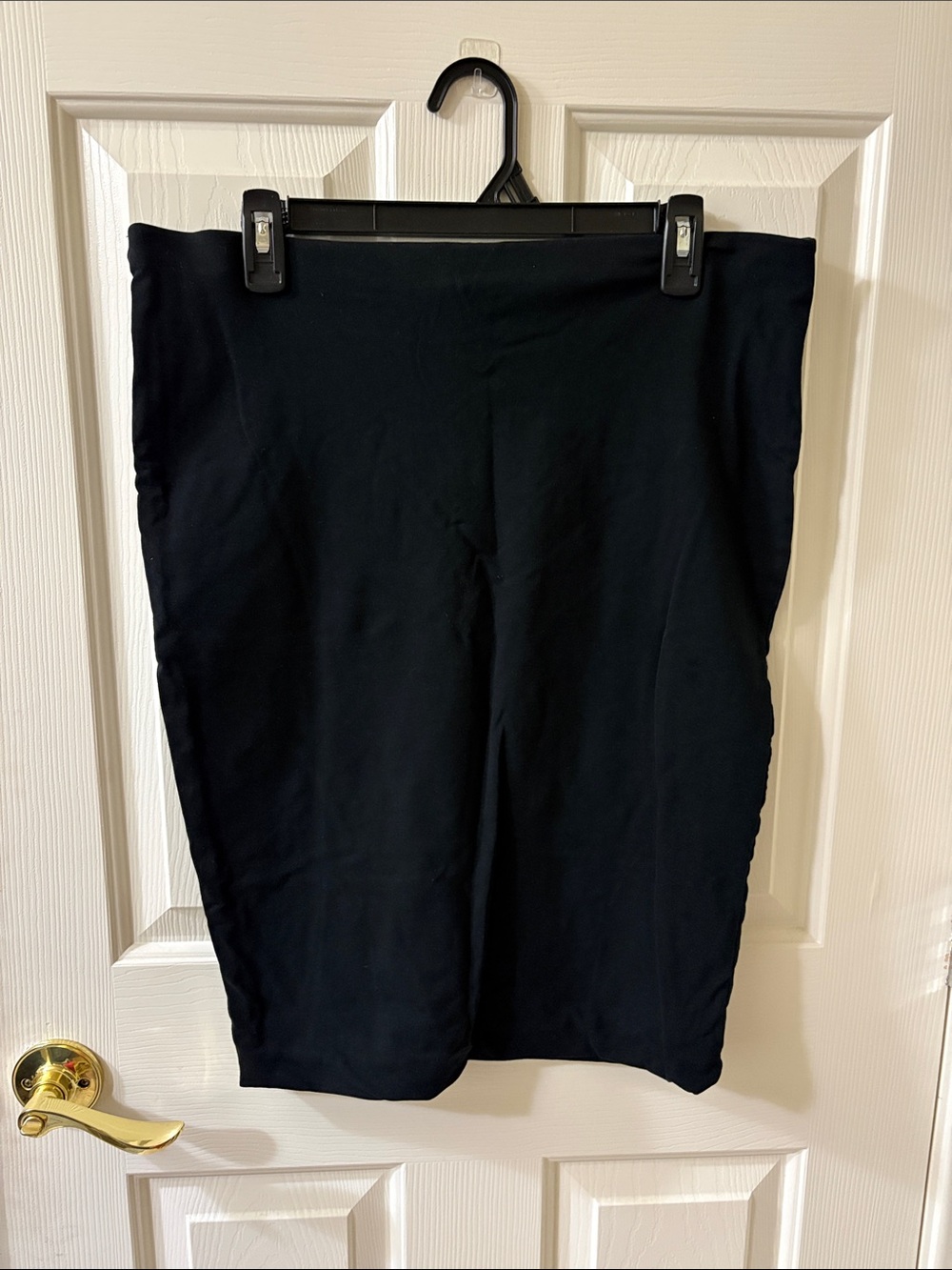 H&M Black High-Waist Pencil Skirt